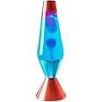 Spencer Gifts Lava® Lamp - 16.3" Candy Chrome - The Original Motion Lamp - Pink Wax and Light Blue Liquid with Hand Painted Gradient Base Exclusive