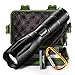 Tactical Led Flashlight, beegod Handheld Bright Led Torch Flashlights Rechargeable (Black)