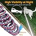 Mycicy 3ft 4ft 6ft 10ft Reflective Dog Leash, Nylon Rope Braided Heavy Duty Dog Training Leash for Large Medium Small Dogs Walking Lead