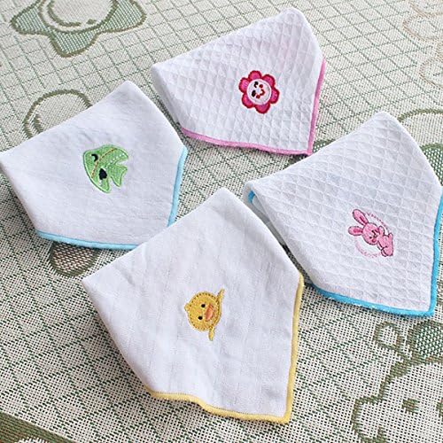 Embroidered Honeycomb Handkerchief Cotton Gauze Baby Face Towel