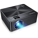XIAOYA Outdoor Projector, HD Movie Projector Support 1080P, 4000 Lumens Home Theater Projector with HiFi Speaker, Compatible 