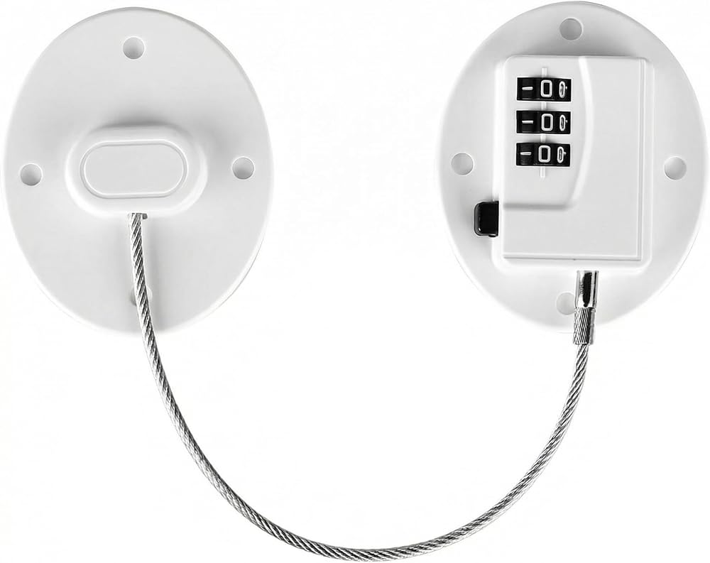 Jsdoin Fridge Lock Digital Password Refrigerator Lock Child Safety 3M Adhesive