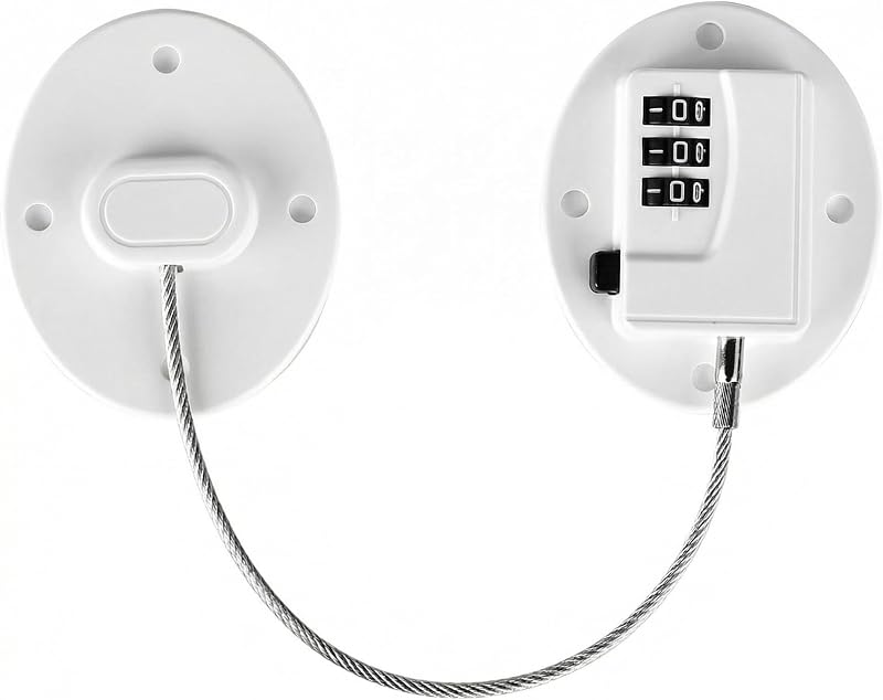 Jsdoin Fridge Lock Digital Password Refrigerator Lock Child Safety 3M Adhesive