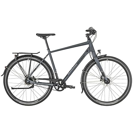 Bergamont Vitess N8 Belt Trekking Fahrrad grau/schwarz 2019