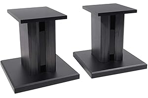 (2) Technical Pro 8” Studio Monitor Bookshelf Computer Multimedia Speaker Stands