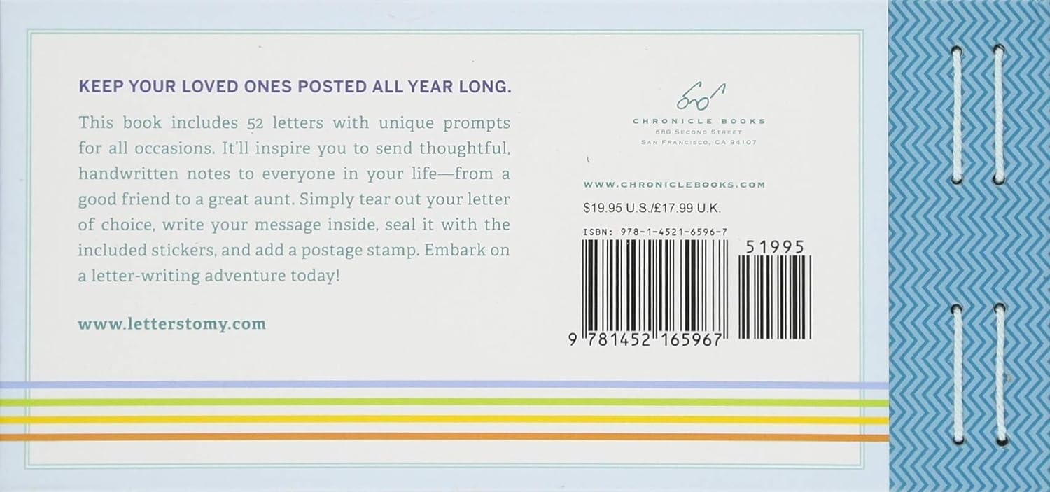 Letters for the Year: Write Now. Keep in Touch Always. (Paper Time Capsule, Memory Letters, Personal Mementos) (Letters to)