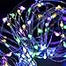 CrazyFire 33ft/10m Starry String Light, 100 LED Copper Wire Star Fairy Light DIY Home Decorative Light with DC Power Adapter for Indoor Christmas Halloween Party Wedding Patio Garden-Multicolor Light