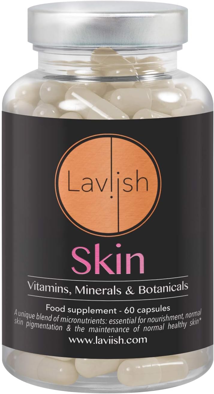 Marine Collagen Peptides with Vitamins, Minerals & Botanicals for Glowing Youthful Skin, 1 Month Supply - Award Winning Skin Care Collagen Supplement as seen in Cosmopolitan, Vogue & Elle