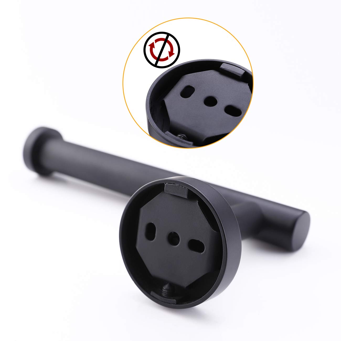 KES Toilet Paper Holder Bathroom Tissue Holder Paper Roll SUS 304 Stainless Steel Wall Mount Matt Black, A2175S12-BK: Industrial & Scientific