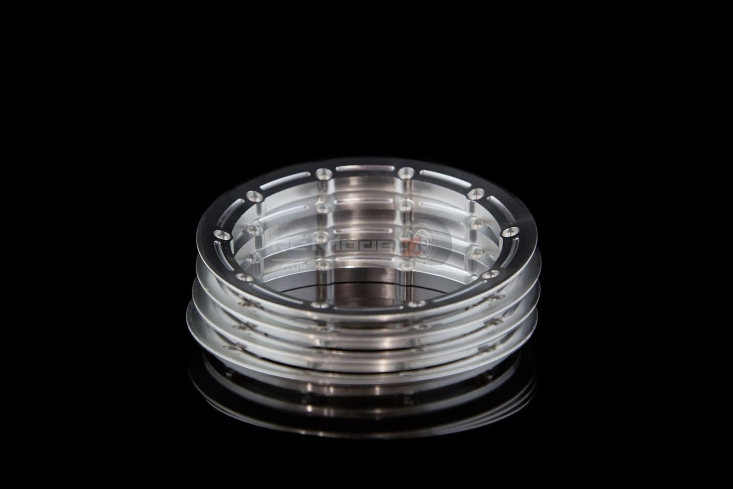Area RC Alloy Outer Beadlocks Fits Losi 5ive & KM X2 1/5th Upgrade Hop Up RC