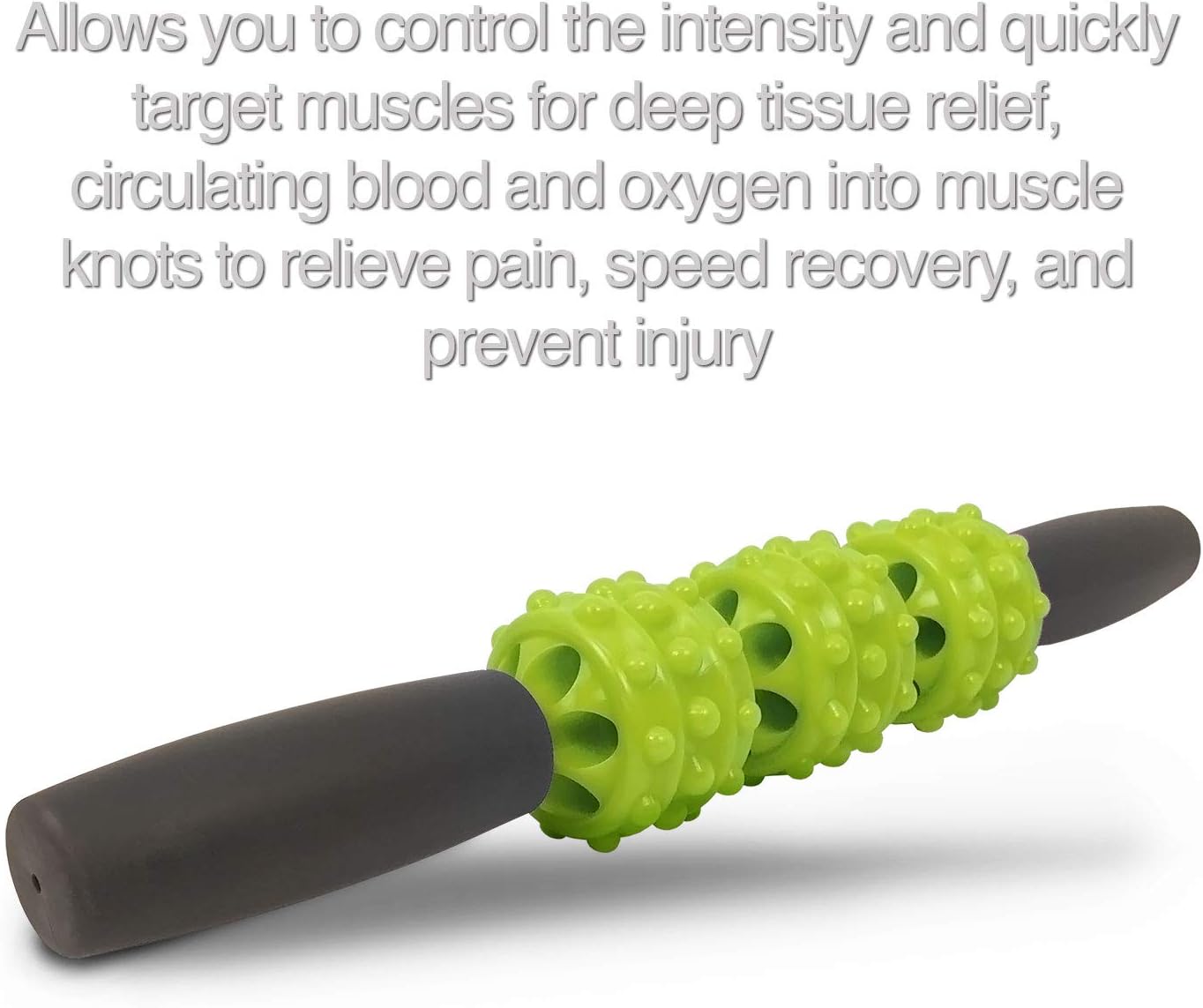321 STRONG 5 in 1 Foam Roller Set Includes Hollow Core Massage Roller with End Caps, Muscle Roller Stick, Stretching Strap, Double Lacrosse Peanut, Spikey Plantar Fasciitis Ball, All in Giftable Box : Sports & Outdoors