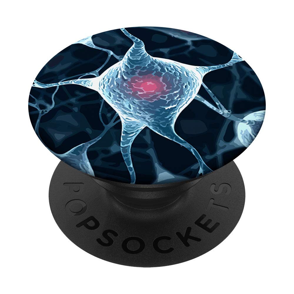 Cute Nurse Doctor Brain Cell Science Neurology Pattern PopSockets PopGrip: Swappable Grip for Phones & Tablets