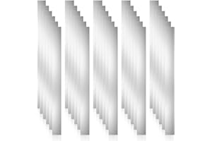 AOKLIT 30 Pcs Shim Stock Assortment, 304 Stainless Steel 1" Width x 12" Length Metal Shims for Leveling, Gap Filler Trim Strip, DIY & Industrial Use (0.001"-0.01" Thickness)