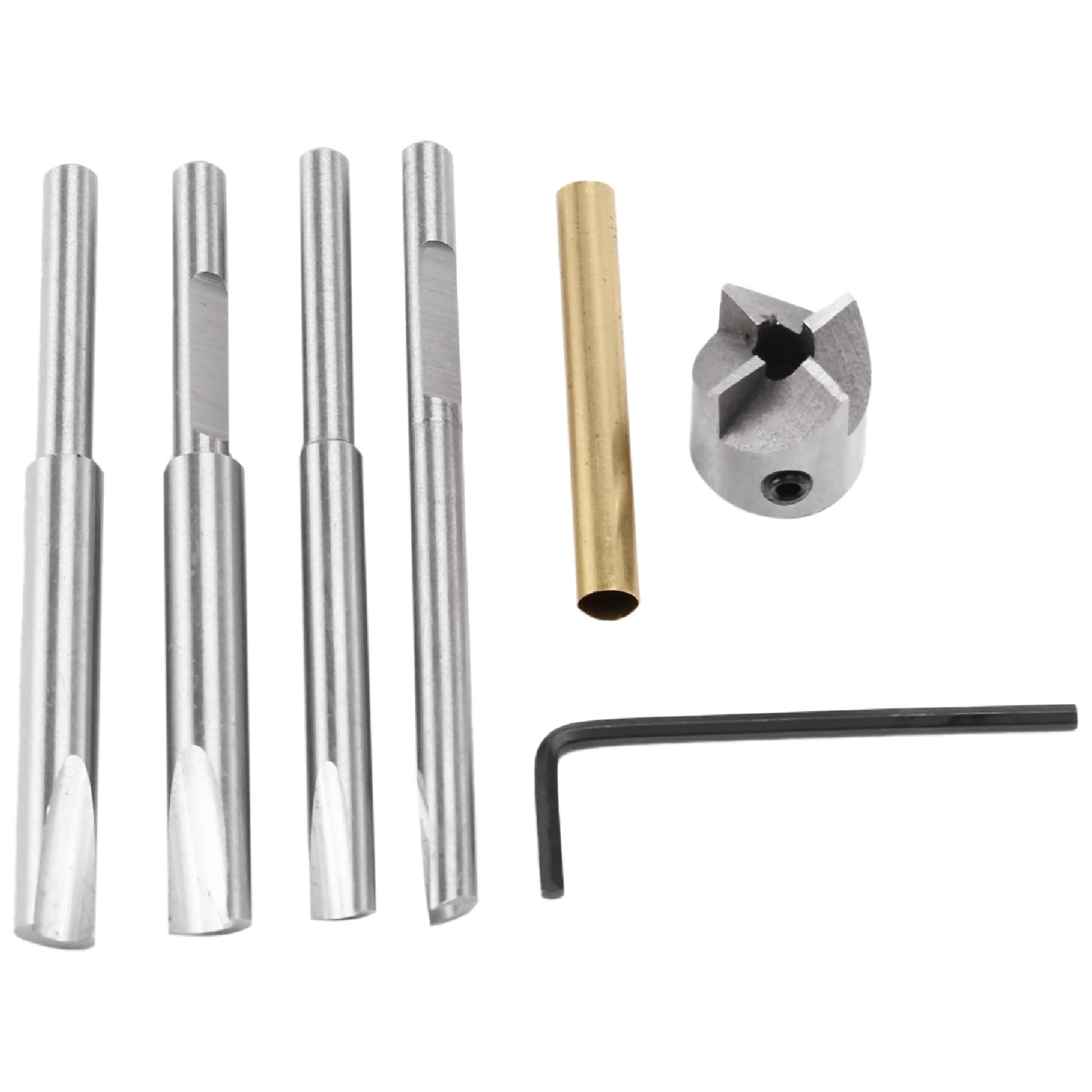 Bruafsir 7 Pen Barrel Trimmer Set, 3/4 inch Cutting Head,7mm Pen Turning Barrel Trimming System, Pen Making Kits for Woodturning