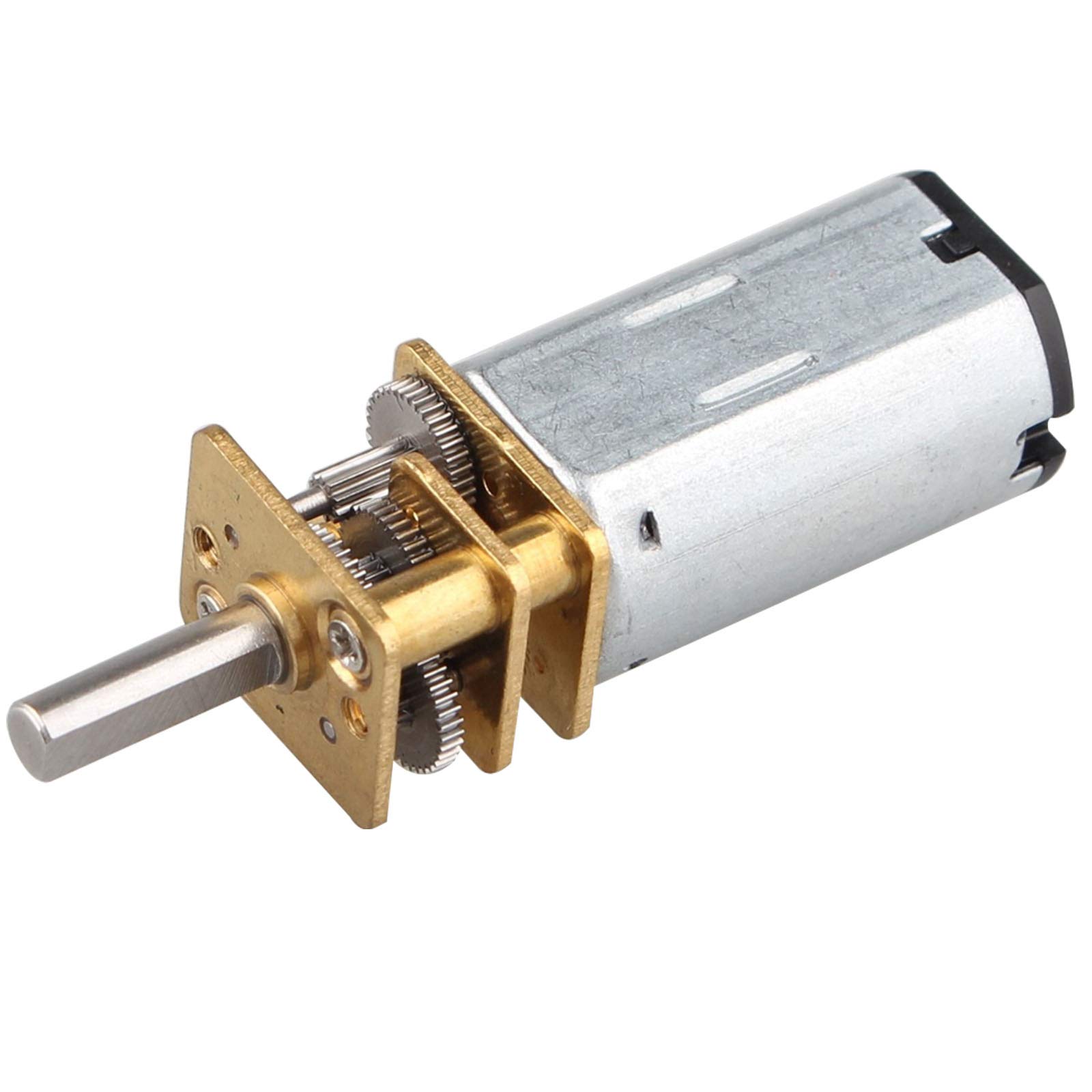 HALJIA N30 DC 3V 100RPM Micro Speed Reduction Motor Mini Gear Box with 2 Terminals for RC Car Robot Model DIY Engine Toy