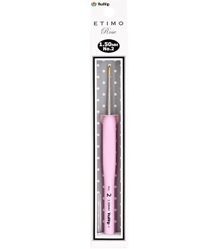 Amazon.com: Tulip Needle Company TEL-02E Etimo Rose Steel Crochet