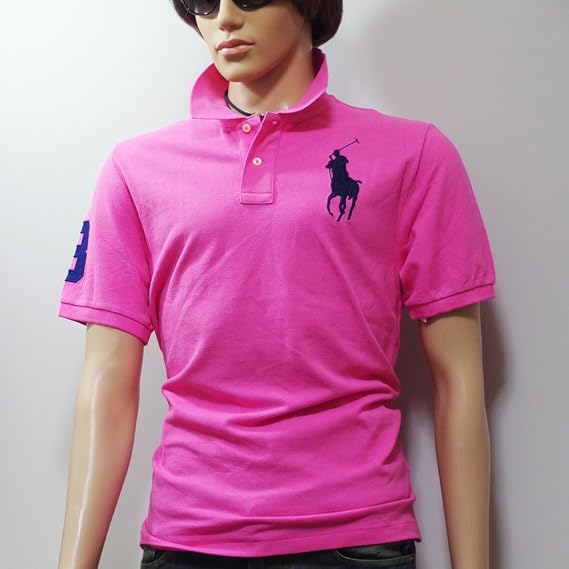 Amazon ポロ ラルフローレン Polo Ralph Lauren メンズ ビッグポニー ポロシャツ Boys Xl 日本成人男性lサイズ程度 ピンク ポロシャツ 通販