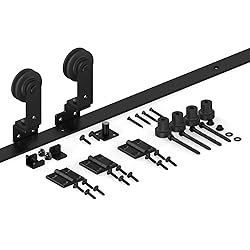 CCJH 36" Bi-Folding Sliding Barn Door Hardware Kit