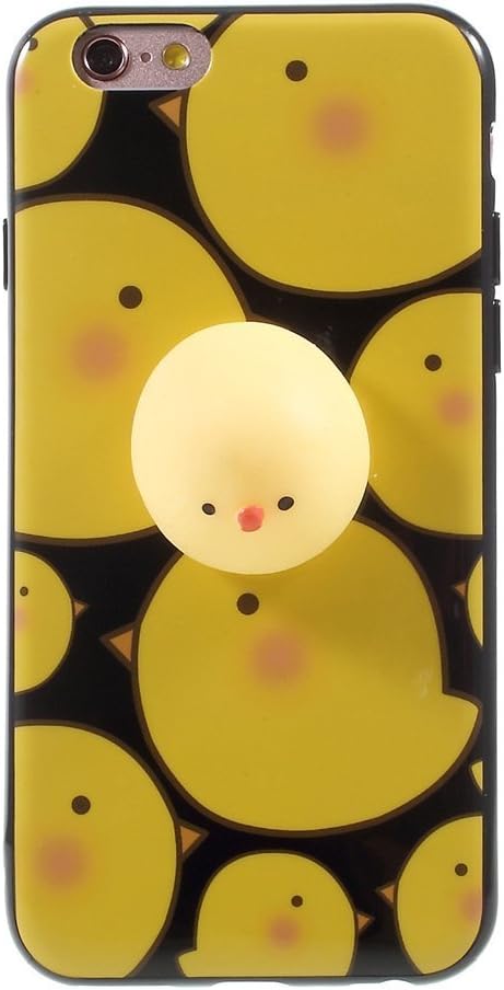 Squishy Cat iPhone 6 / 6S / 7/7 Plus Case, 3D Cute Soft Silicone Cartoon Squishy Cute Cat Healing Stress Reduce Relieve Ball Phone Cover (A iPhone7)