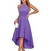 DRESSTELLS Formal Cocktail Dresses for Women, Wedding Guest Halter High Low Valentine Dress 2026