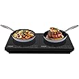 Nuwave Double Cooktop Induction Countertop Burner, Portable, 900 & 1800W, 100°F to 575°F, Large 8” Heating Coil, 50 Pre-Programmed Settings, Shatter-Proof Ceramic Glass, Built-In Safety Auto Shut Off