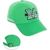 Desert Cactus Marshall University Baseball Hat Thundering Herd MU Brimmed Embroidered Hats Cap Adjustable Cloth Strap Type B