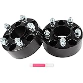 SCITOO 2Pcs Wheel Spacers 2" 5x4.5 Bore 67.1mm Studs 12x1.5 5Lug Wheel Spacers Adapters Fit for for Ford Escape for Ford Fusion for Ford Probe for Jeep Compass for Jeep Patriot for Hyundai