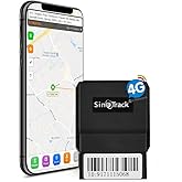 SinoTrack 4g GPS Vehicle Device Tracker, Real-Time OBD Car GPS Tracking Locator, Mini OBD II Vehicle Tracker for Car, Taxi and Truck, Tracking System No Subscription