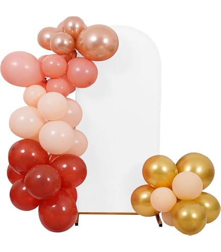 thumbnail image 2 of 6.6FT Gold Arch Backdrop Stand - Metal Wedding Decor Arch For Parties, Baby Showers & Celebrations 2 of 13