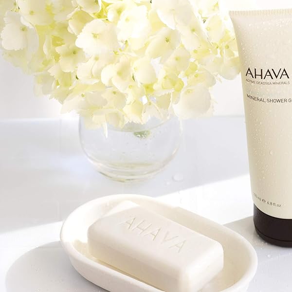 AHAVA PURIFYING DEAD SEA MUD SOAP, DUO SET – FACE & BODY CLEANSING BAR TO PURIFY SKIN, ENRICHED WITH EXCLUSIVE MINERAL BLEND OF DEAD SEA OSMOTER & DEAD SEA MUD, 6.8 OZ, PRODUCT APPEARANCE MAY VARY