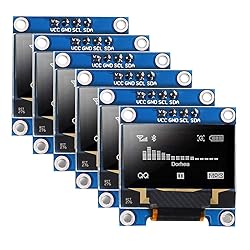 DORHEA 6PCS 0.96’’ OLED Display Module 12864