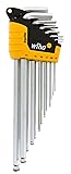 Wiha 66991 MagicRing Ball End Hex Key Set, Long