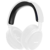 Joghaw Replacement Headband Pad for Bose QuietComfort Ultra, Soft Protein Leather Cushion with Inner Foam, Comfortable, Durable, Easy to Install Headband Cover - Black