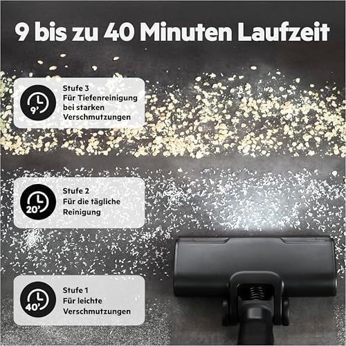 Ultimate 7000 GEN2 Akku Staubsauger kabellos, Auto Modus, AllFloor LED Bodendüse für optimale Sicht, leicht 1,35kg Handsauger, starke Reinigung bis zu 40 Min Laufzeit, HEPA-Filter, weiß AP72UB21AM
