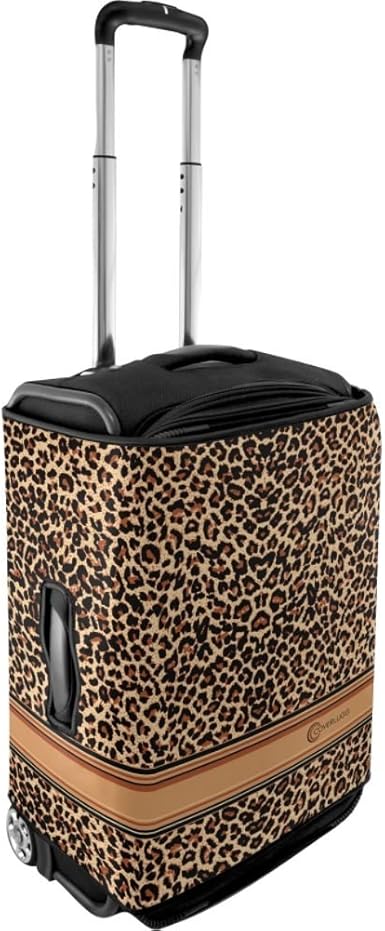 small leopard print suitcase
