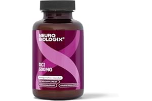 Neuro biologix D-Chiro Inositol 500 MG, High-Potency Inositol Supplement, Energy & Hormone Balance for Women & Men, Supports Metabolic Function, Dairy & Gluten Free, Non GMO, 60 Vegetable Capsules