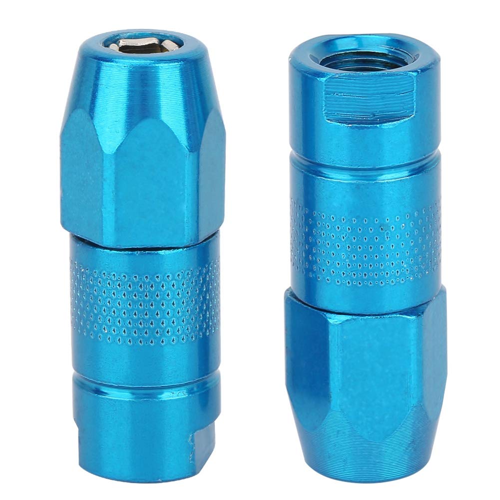 2PCS Nozzles,Grease Gun Flat Nozzles,Flat Grease Nipple Fittings,Grease Coupler for Automotive,Motorcycle,Industrial Application(blue) - Image 5