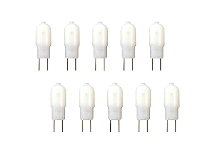 Dya LED-Leuchtmittel, Doppelpin GY6.35, 12 V Gleichstrom, 2 W, 170 Lumen, 10 Stück Luce Naturale 4000k