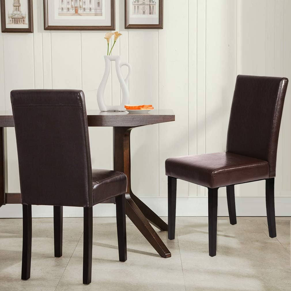 Dining Chairs Dining Room Chairs Parsons Chair Kitchen Chairs Set of 4 Dining Chairs Side Chairs for Home Kitchen Living Room - Chairs