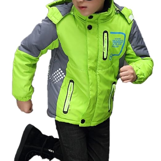 Junge Winterjacke Outdoor Jacken Verdickung Jacke Warme Kapuzenmantel