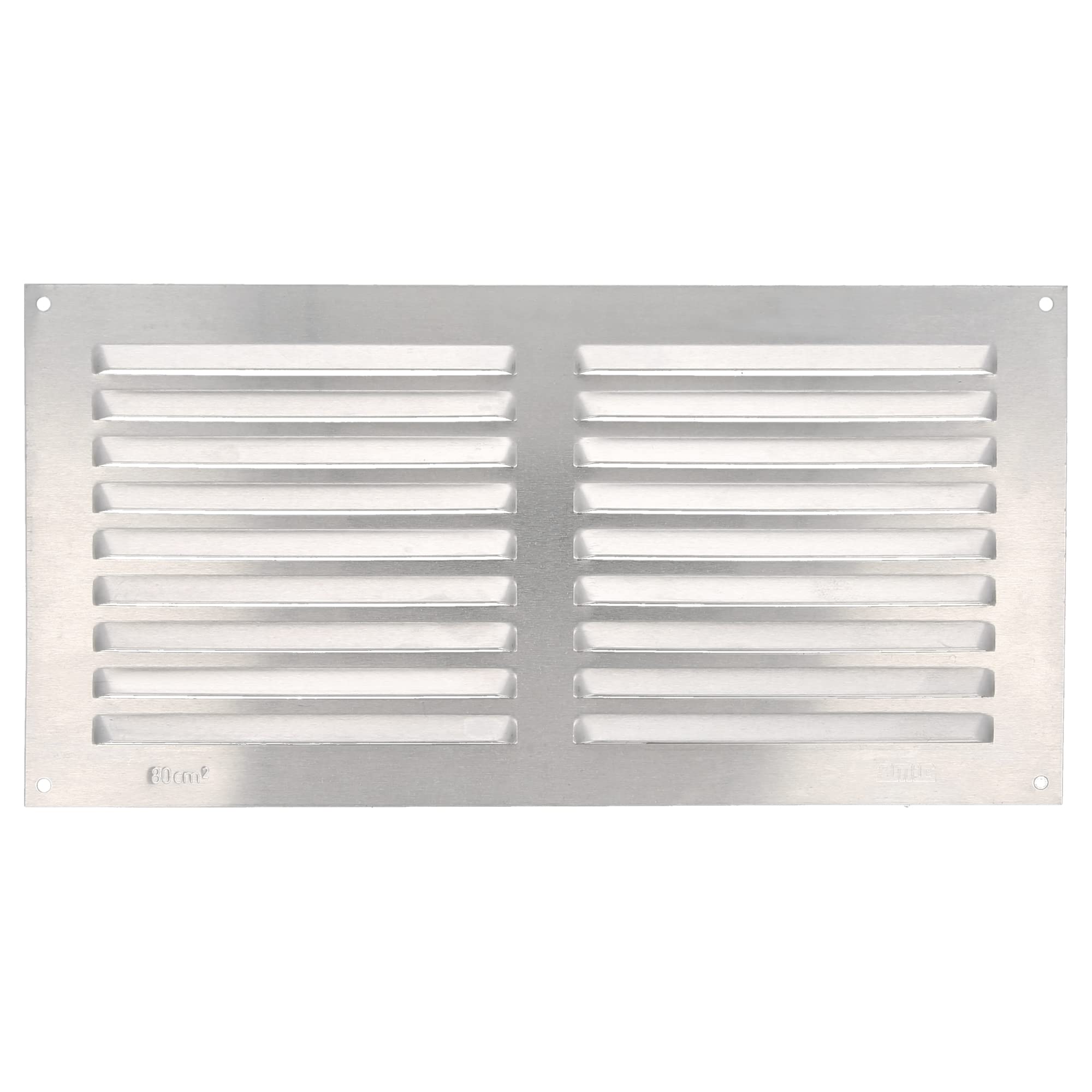 Amig - Rectangular Aluminium Grille - Ventilation Grills for Air Outlet - Ideal for Kitchen and Bathroom Ceiling - Measures 150 x 300 mm - Silver
