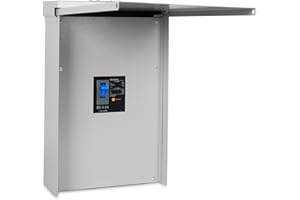 Kinchoix 200 Amp Disconnect Circuit Breaker Enclosure, Electrical Panel with Main Breaker for Large Outdoor Equipment, 200A Main Breaker Load Center IP 65 Waterproof