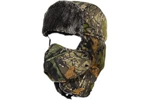 YSJOY Unisex Winter Trapper Hunting Hat Ushanka Windproof Mask Ski Hat