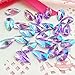 30 pcs 8x13mm Teardrop Light Purple AB Acrylic Special Effect Rhinestones Includes Rhinestones Flat Back Samples from GreatDeal68
