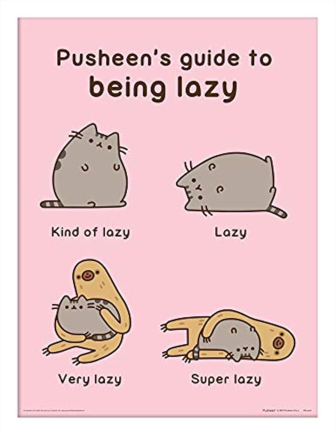 Pusheen (Guide To being Lazy 30 x 40cm Memorabilia