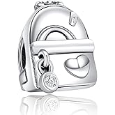 Annmors 925 Sterling Silver Charms, Travel Ocean Summer Bead Dangle for Women Bracelet Necklace Graduation Holiday Jewelry Gift