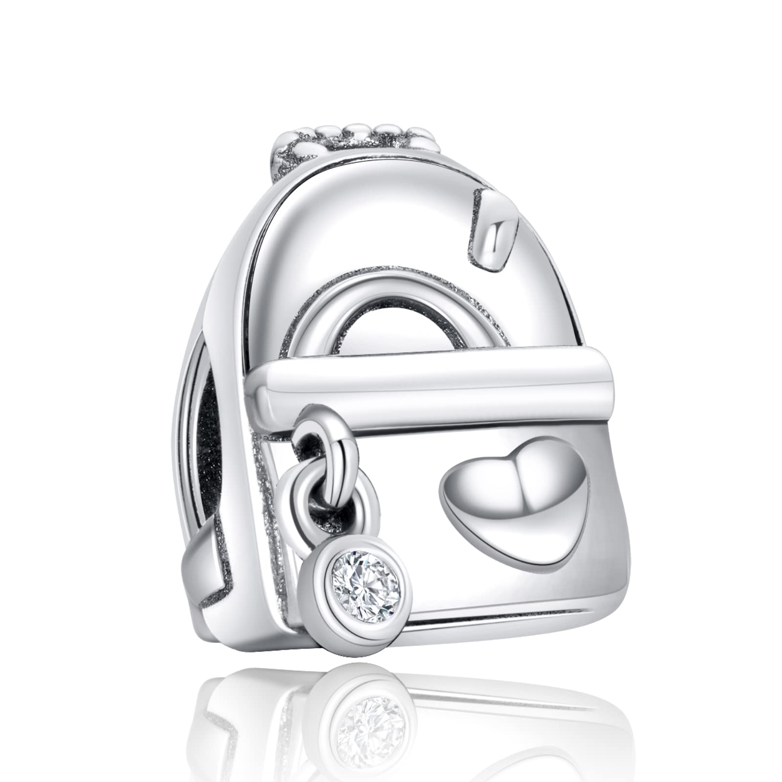 Annmors Red Apple Love Charm 925 Sterling Silver I