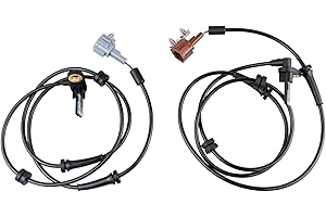 RUIZURE Rear ABS Wheel Speed Sensor Left and Right fit for Nissan Titan 2004 2005 2006 2007 2008 2009 2010 2011, Driver Passenger Side, ALS638 ALS639, 2pcs