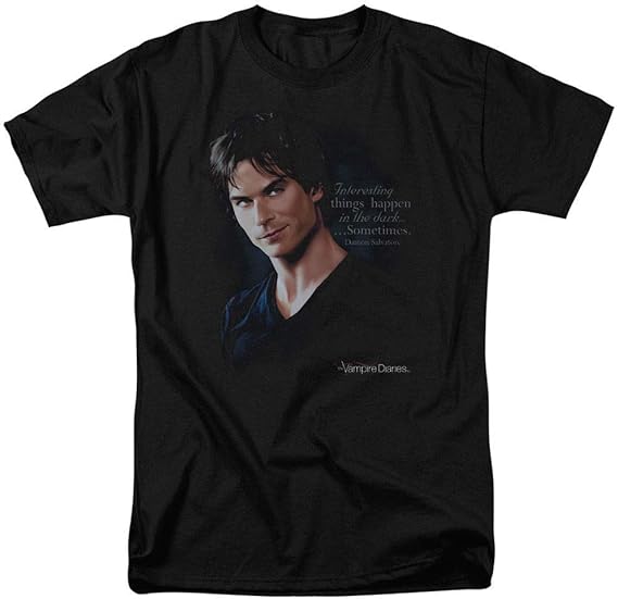 The Vampire Diaries Stephan Sometimes T Shirts Amazon.co.uk Clothing