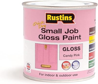 Rustins Small Job Gloss Paint Candy Pink 250ml